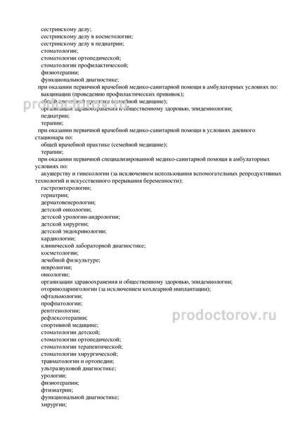 КАБИНЕТЫ И ГРАФИК ВРАЧЕЙ КЛИНИКИ НОВОЕ ДЕВЯТКИНО