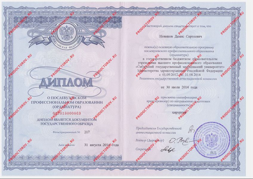 Документы и фотографии - Новиков Д. С.