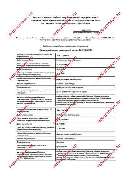 Документы и фотографии - Новиков Д. С.