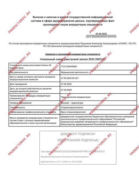 Документы и фотографии - Прудников А. А.