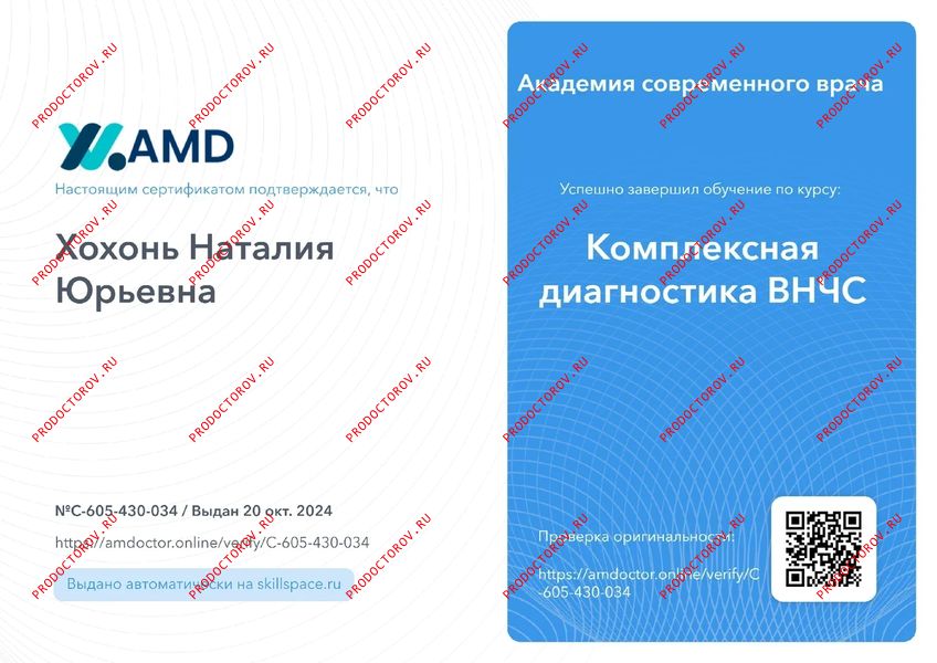 Документы и фотографии - Хохонь Н. Ю.