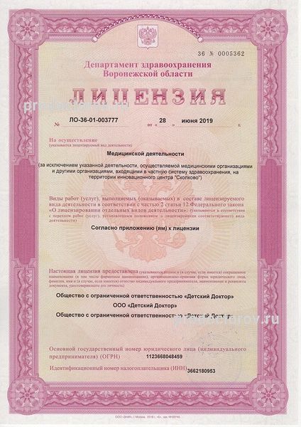 Лицензия Лицензия